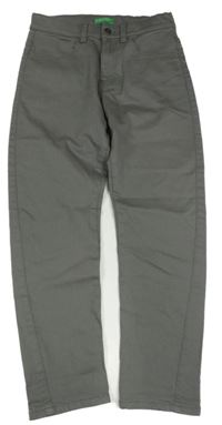 Šedé skinny kalhoty Benetton