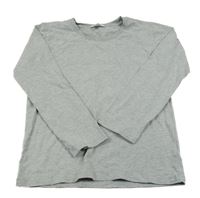 Šedé melírované triko 