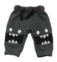 Tmavošedé tepláky s příšerkami Rebel