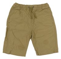 Hnědé plátěné kraťasy M&S