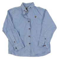 Světlemodrá košile s výšivkou Next