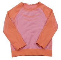 Růžovo-oranžové thermo triko Lupilu