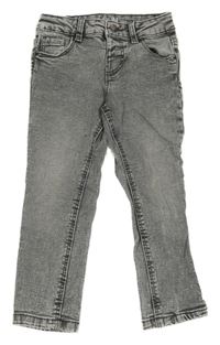 Šedé melírované skinny rifle Denim Co.