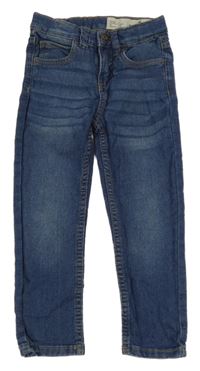 Tmavomodré teplákové skinny rifle Lupilu