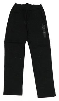 Nové - Černé plátěné kalhoty LC Waikiki