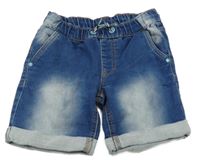 Modré teplákové riflové kraťasy Kiki&Koko