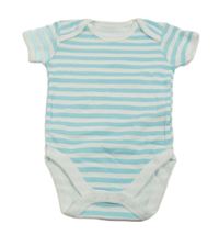 Bílo-světlemodré pruhované body St. Bernard