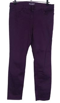 Dámské purpurové skinny rifle M&S vel. 14S