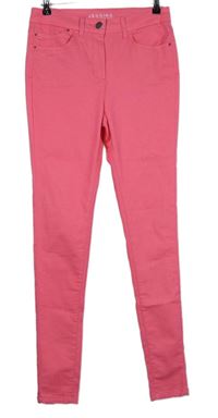 Dámské růžové skinny rifle M&S