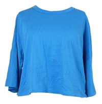 Dámské modré crop tričko Primark 