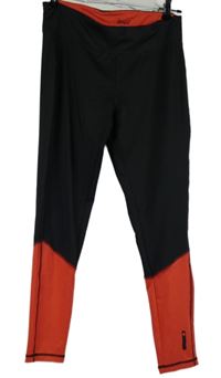 Dámské černo-červené sportovní legíny Crivit 