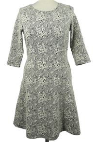 Dámské šedo-bílé vzorované šaty Esprit 