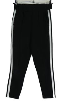 Dámské černé tregíny s pruhy Jennyfer 