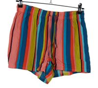 Dámské barevně pruhované volné kraťasy Papaya 