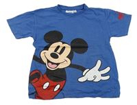 Modré tričko s Mickey mousem Disney