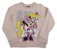 Světlerůžová mikina s Minnie zn. Disney