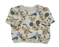 Bílá mikina s Disney přáteli George