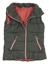 Šedá šusťáková zateplená vesta Pocopiano