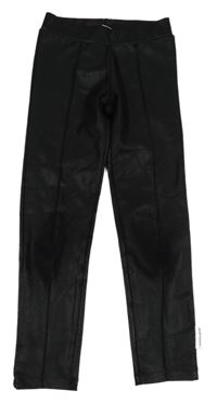 Černé semišové legíny