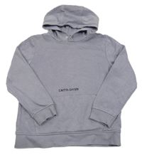 Modrá mikina s nápisem a kapucí George