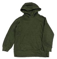 Khaki melírovaná mikina s kapucí Matalan