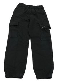 Černé teplákové rifle s kapsami Zara