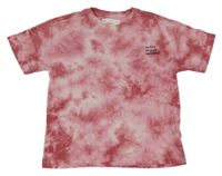 Růžovo-bílé tričko Zara