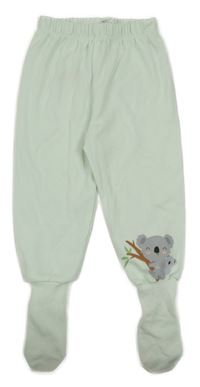 Mintové polodupačky s koalou Hello Baby