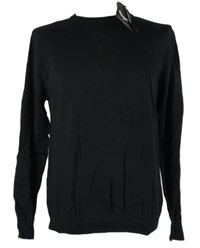 Nové - Pánský černý svetr Brave Soul