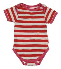 Červeno-bílé body s růžovým lemováním Toby tiger