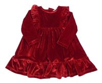 Červené sametové šaty F&F