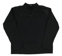 Černá sportovní funkční mikina Nike
