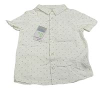 Bílá vzorovaná košile PRIMARK
