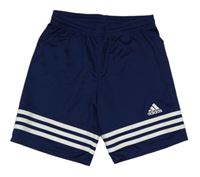 Tmavomodré sportovní kraťasy Adidas