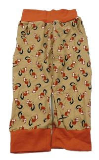 Pískovo-cihlové tepláky s kočkami 