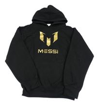 Černá mikina s potiskem - Messi