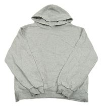 Šedá melírovaná mikina s kapucí H&M