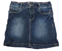 Tmavomodrá riflová sukně 