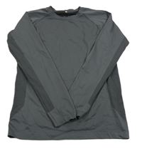 Tmavošedé sportovní funkční triko H&M