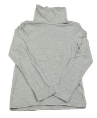 Šedé triko s rolákem Crane 