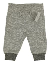 Nové - Šedé melírované tepláky Nutmeg