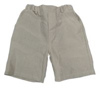 Béžové společenské kraťasy