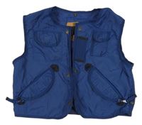 Tmavomodrá šusťáková vesta Parajumpers