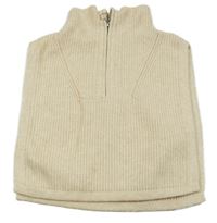 Béžová vzorovaná pletená vsadka s rolákem Primark