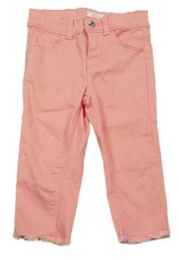 Lososové roztřepené rifle Kiabi