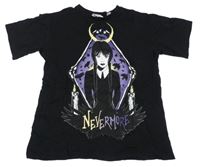 Černé tričko s Wednesday H&M