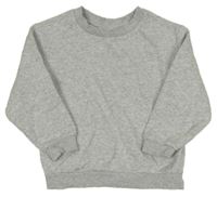 Šedá melírovaná mikina H&M