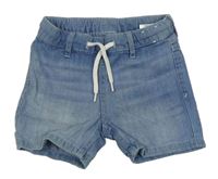 Modré PULL ON riflové kraťasy H&M