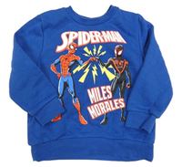 Safírová mikina se Spider-many PRIMARK