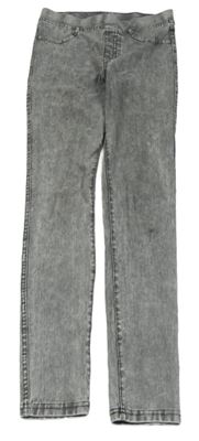 Šedé šisované džegíny H&M